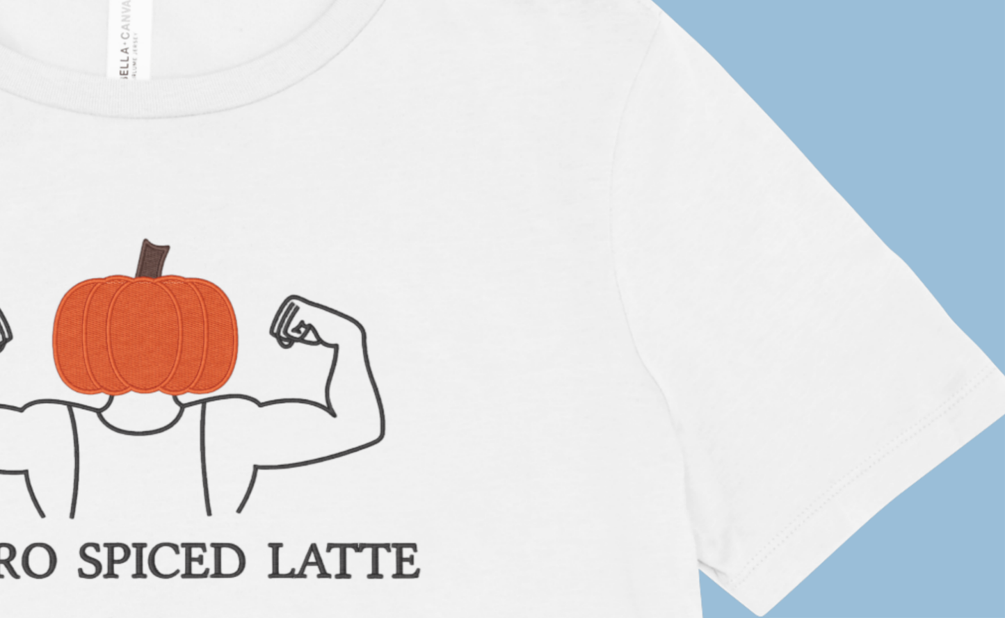 HIMBRO SPICED LATTE Emboidered T-shirt