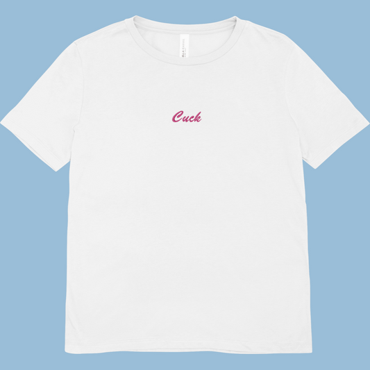Cuck Embroidered T-shirt