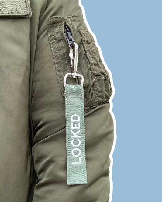Slogan Keychain