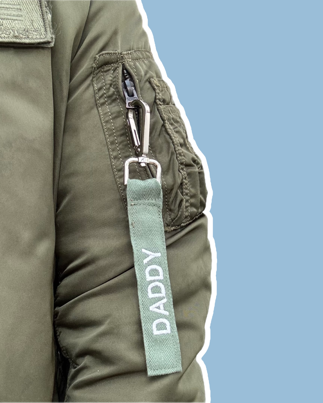 Slogan Keychain