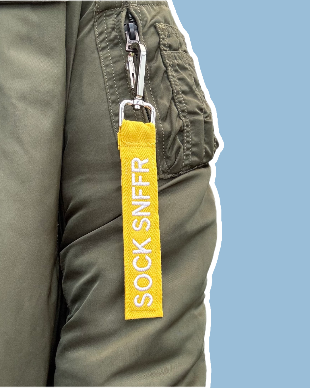 Slogan Keychain