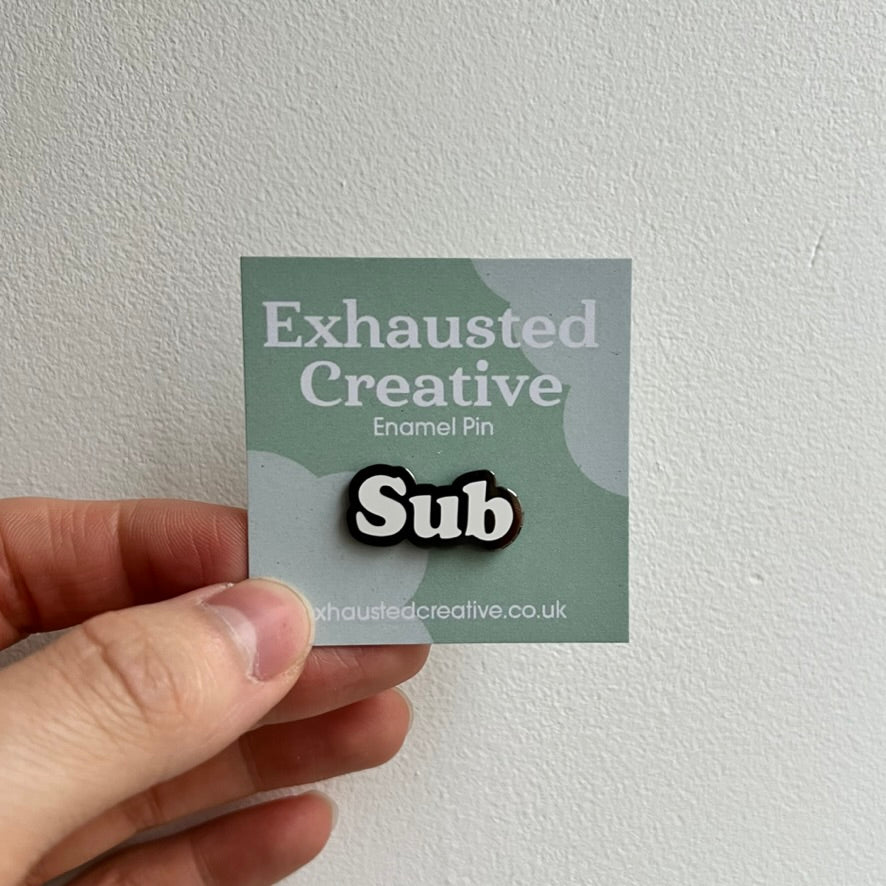 Sub Enamel Pin
